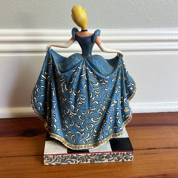 JIM SHORE Disney Traditions ROMANTIC WALTZ CINDERELLA FIGURE #4007216. 9” 3/4” - Picture 2 of 9